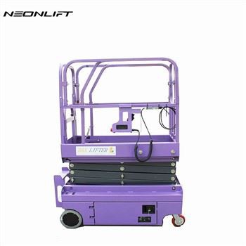 Elevador de tesoura estreito